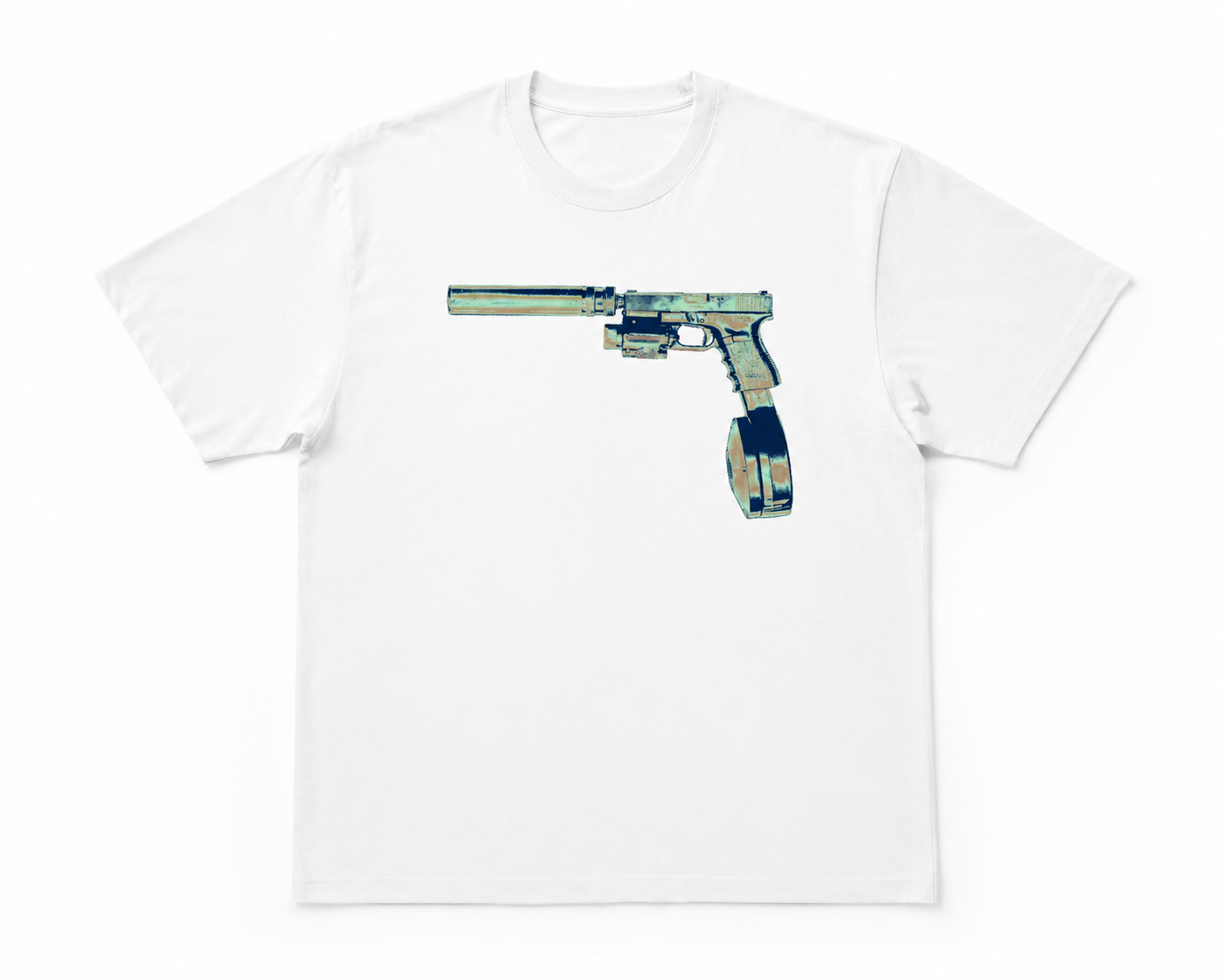 T-shirt à manche courte - NEON GUN NEGATIF